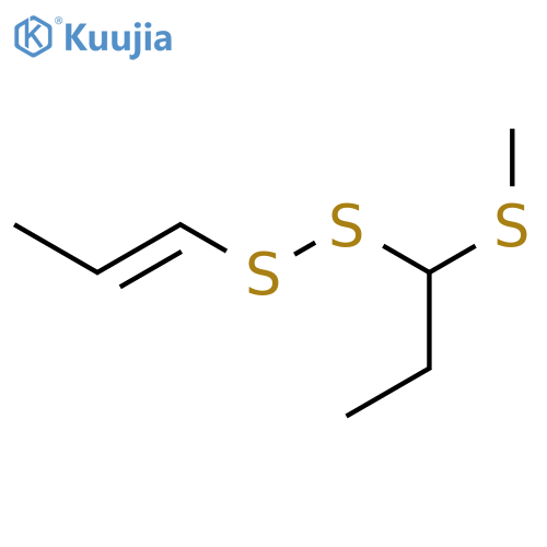 (1-methylsulfanyl-propyl)-propenyl-disulfane structure