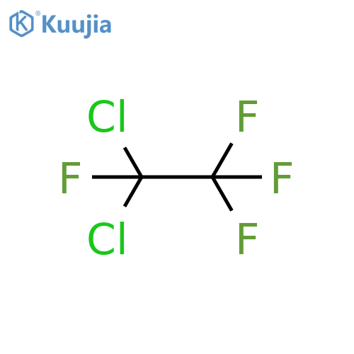 Ethane,1,1-dichloro-1,2,2,2-tetrafluoro- structure
