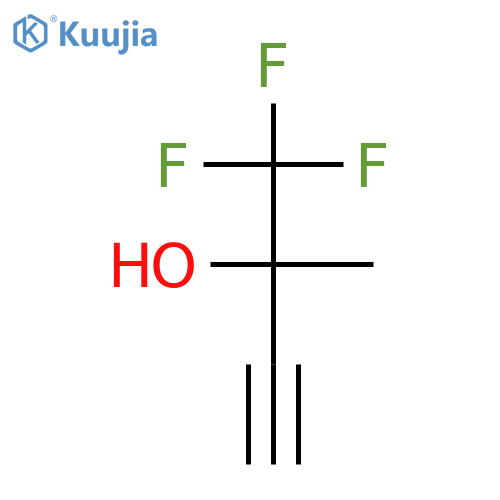 1,1,1-trifluoro-2-methylbut-3-yn-2-ol structure