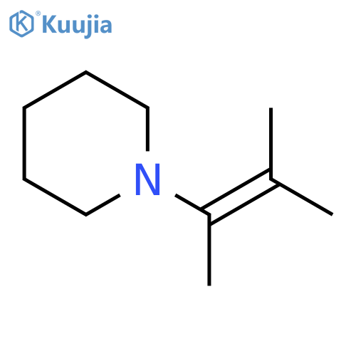 Piperidine, 1-(1,2-dimethyl-1-propenyl)- structure