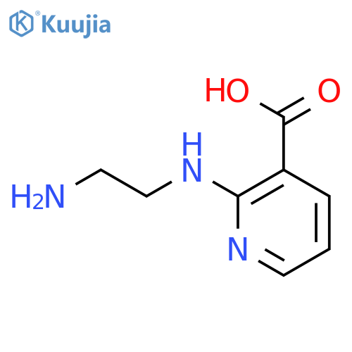 2-(2-Aminoethyl)aminonicotinic acid structure