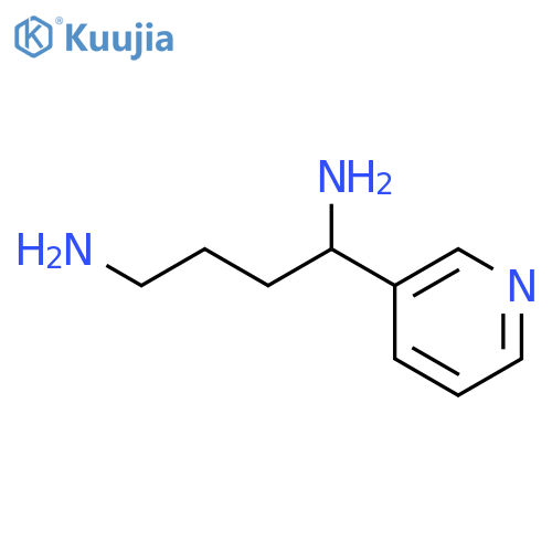 1,4-Butanediamine,1-(3-pyridinyl)- structure