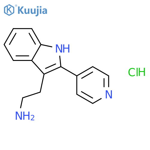 1H-Indole-3-ethanamine,2-(4-pyridinyl)-, hydrochloride (1:1) structure