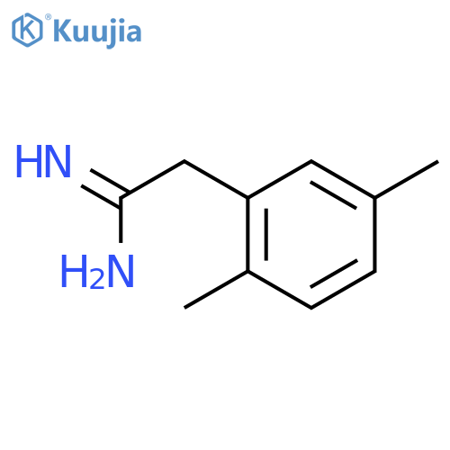 2-(2,5-dimethylphenyl)ethanimidamide structure