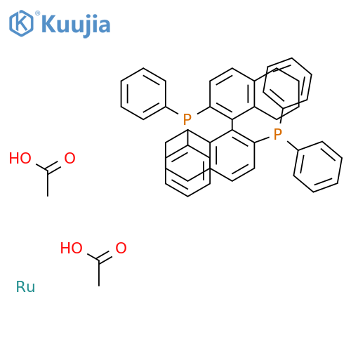 (R)-Rutheniumdiacetate-(H8-BINAP) structure