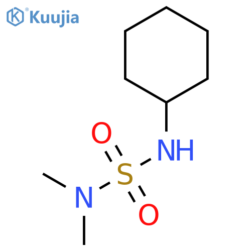 SULFAMIDE, N'-CYCLOHEXYL-N,N-DIMETHYL- structure