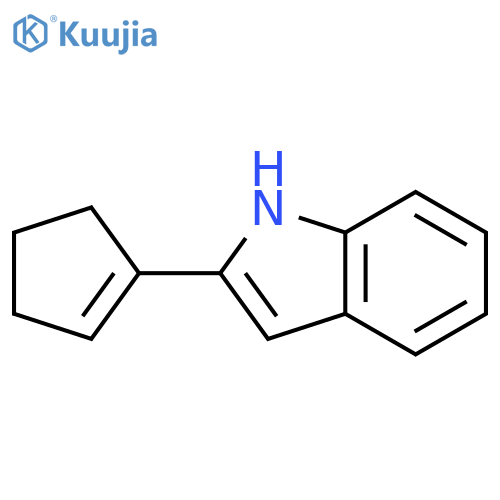1H-Indole, 2-(1-cyclopenten-1-yl)- structure