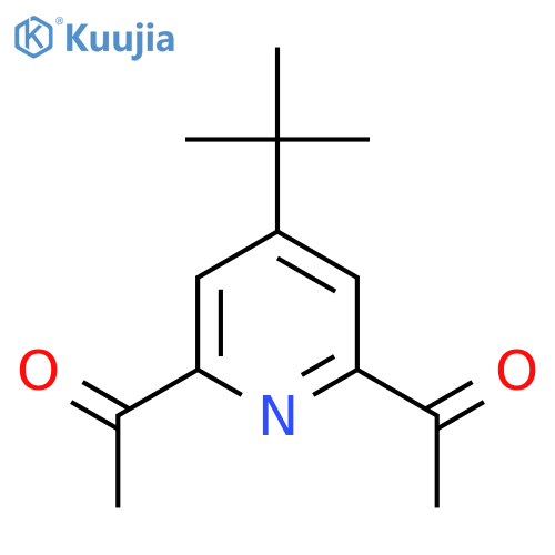 Ethanone,1,1'-[4-(1,1-dimethylethyl)-2,6-pyridinediyl]bis- structure