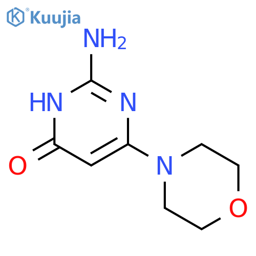 2-Amino-6-morpholin-4-ylpyrimidin-4(3H)-one structure