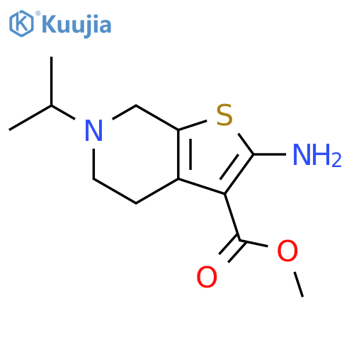 methyl 2-amino-6-(propan-2-yl)-4H,5H,6H,7H-thieno2,3-cpyridine-3-carboxylate structure