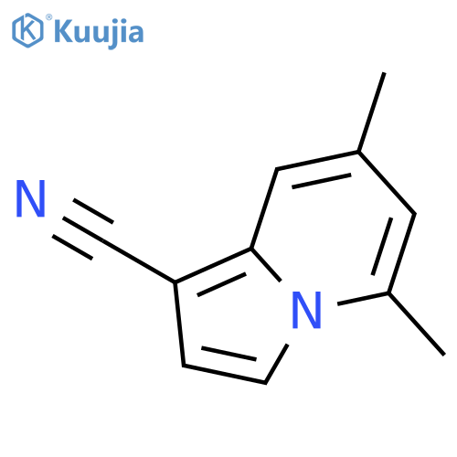 1-Indolizinecarbonitrile, 5,7-dimethyl- structure