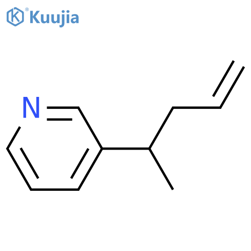 Pyridine,3-(1-methyl-3-buten-1-yl)- structure