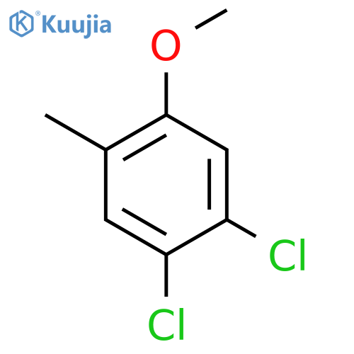 1,2-Dichloro-4-methoxy-5-methylbenzene structure