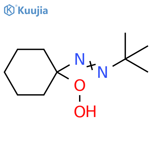 Hydroperoxide, 1-[(1,1-dimethylethyl)azo]cyclohexyl structure