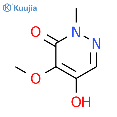 3(2H)-Pyridazinone, 5-hydroxy-4-methoxy-2-methyl- structure