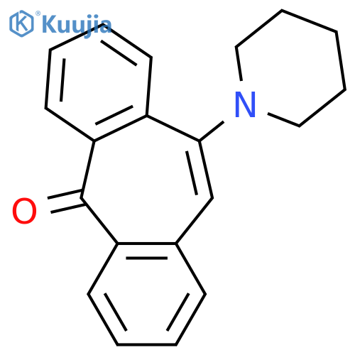 10-Piperidinyl-5-dibenzosuberenone structure