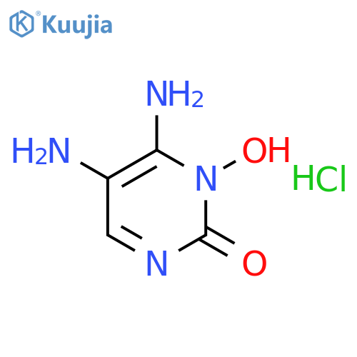2(1H)-Pyrimidinone,5,6-diamino-1-hydroxy-, hydrochloride (1:?) structure