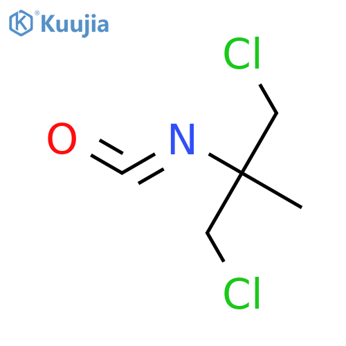 Propane, 1,3-dichloro-2-isocyanato-2-methyl- structure
