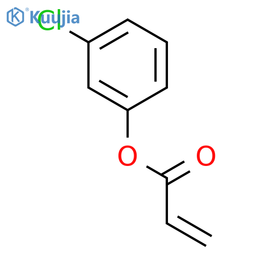 2-Propenoic acid, 3-chlorophenyl ester structure