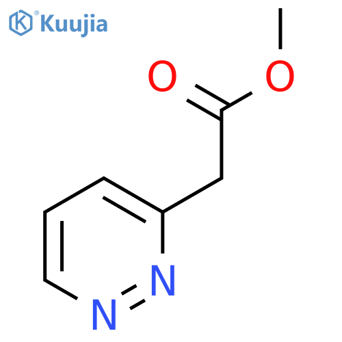 methyl 2-(pyridazin-3-yl)acetate structure