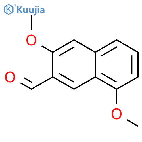 3,8-dimethoxynaphthalene-2-carbaldehyde structure