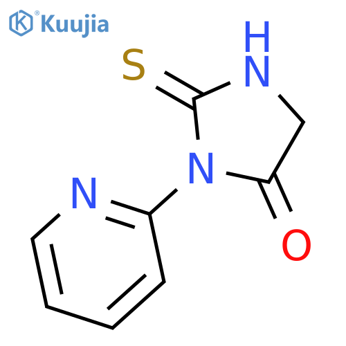 3-(2-pyridinyl)-2-thioxo-4-Imidazolidinone structure