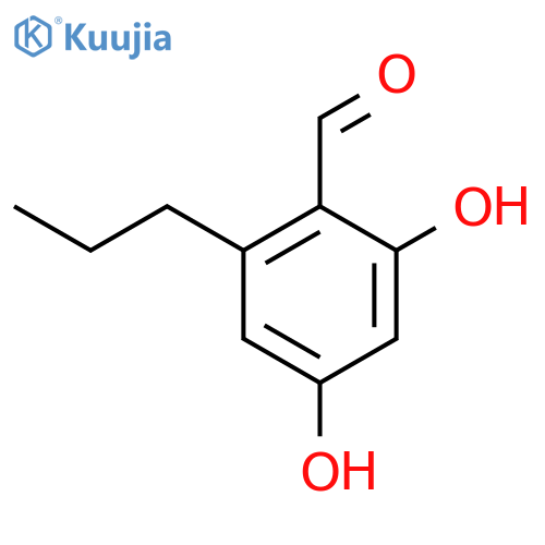 2,4-Dihydroxy-6-propylbenzaldehyde structure