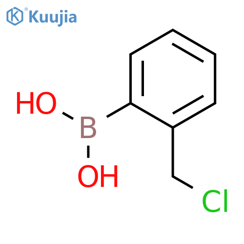 Boronic acid, [2-(chloromethyl)phenyl]- structure