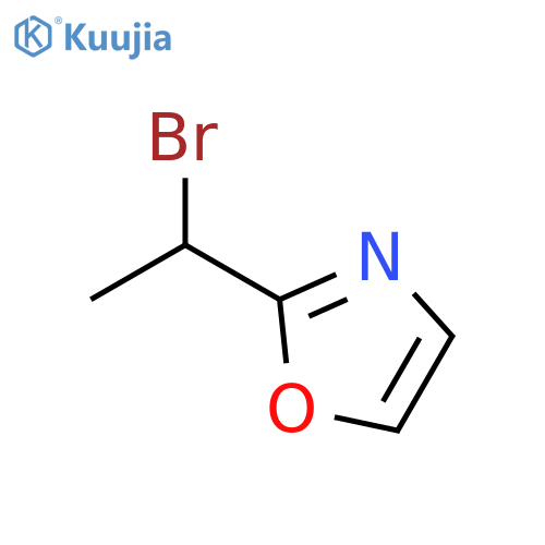 2-(1-bromoethyl)-1,3-oxazole structure