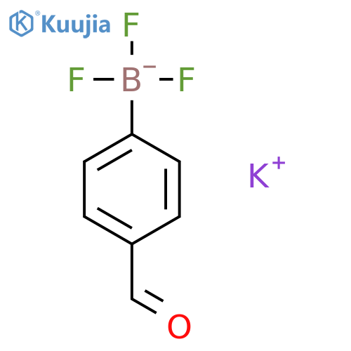 Potassium 4-formylphenyltrifluoroborate structure