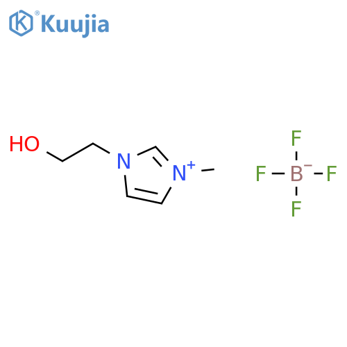 1-(2-Hydroxyethyl)-3-methylimidazolium tetrafluoroborate structure