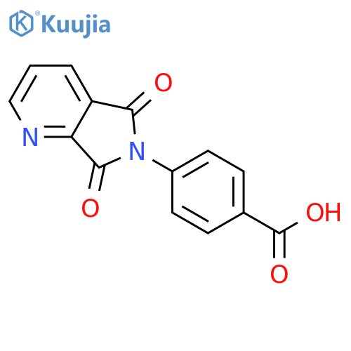 4-(5,7-Dioxo-5,7-dihydro-6H-pyrrolo3,4-bpyridin-6-yl)benzoic Acid structure