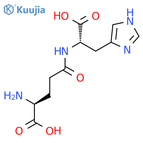 γ-Glutamylhistidine structure