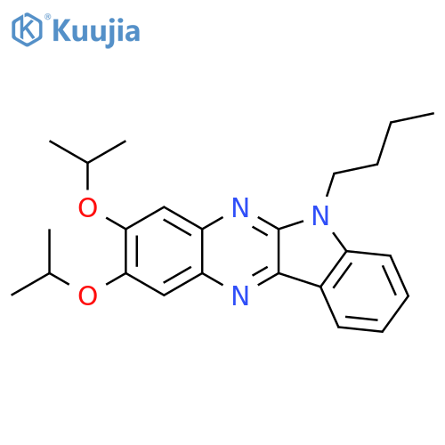 6-butyl-2,3-bis(propan-2-yloxy)-6H-indolo2,3-bquinoxaline structure