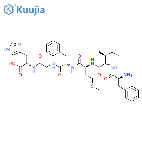 L-Histidine, L-phenylalanyl-L-isoleucyl-L-methionyl-L-phenylalanylglycyl- structure
