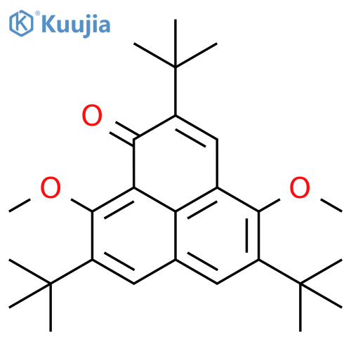 1H-Phenalen-1-one, 2,5,8-tris(1,1-dimethylethyl)-4,9-dimethoxy- structure