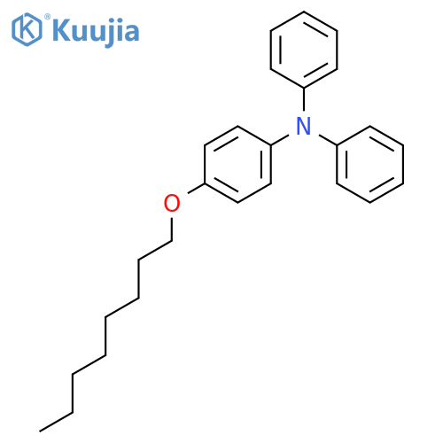 4-(octyloxy)-N,N-diphenylaniline structure
