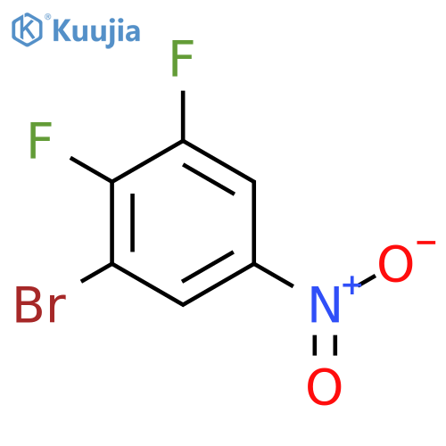 1-bromo-2,3-difluoro-5-nitrobenzene structure