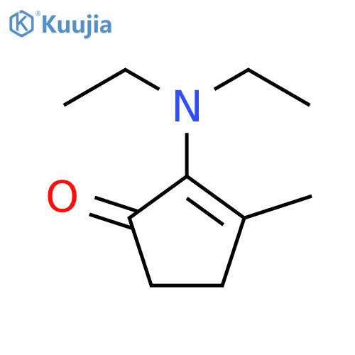 2-Cyclopenten-1-one, 2-(diethylamino)-3-methyl- structure