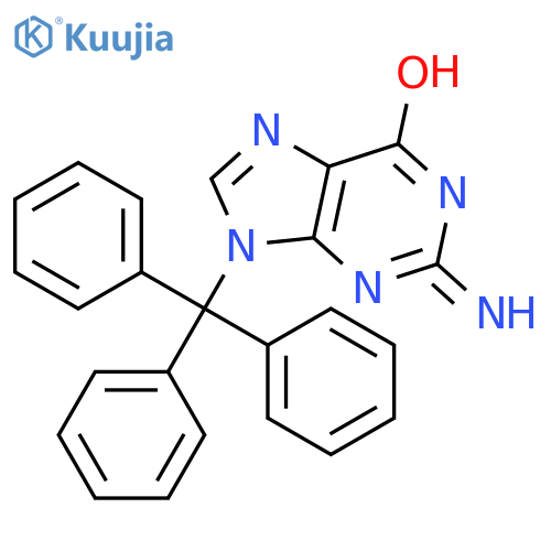 9N-Trityl Guanine structure