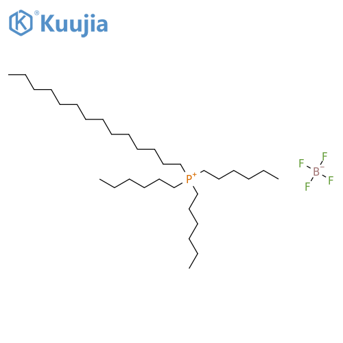 TRIHEXYL(TETRADECYL)PHOSPHONIUM TETRAFLUOROBORATE structure