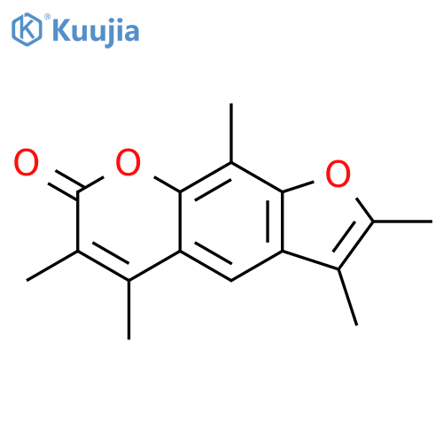 2,3,5,6,9-pentamethyl-7H-furo[3,2-g]chromen-7-one structure
