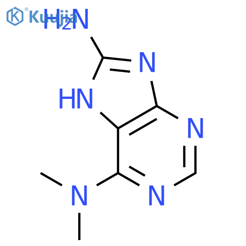 9H-Purine-6,8-diamine,N6,N6-dimethyl- structure