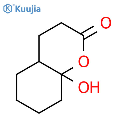 2H-1-Benzopyran-2-one, octahydro-8a-hydroxy- structure