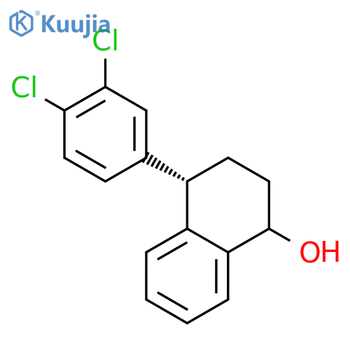 (S)-4-(3,4-Dichlorophenyl)-1,2,3,4-tetrahydro-1-naphthalenol (Mixture of Diastereomers) structure
