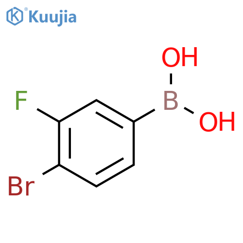 (4-bromo-3-fluorophenyl)boronic acid structure