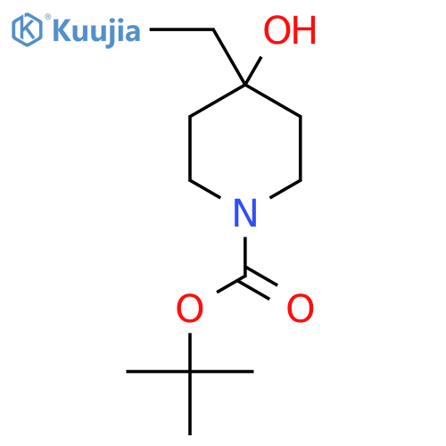 Tert-butyl 4-ethyl-4-hydroxypiperidine-1-carboxylate structure