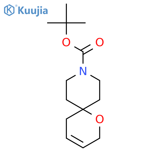 1-Oxa-9-azaspiro[5.5]undec-3-ene-9-carboxylic acid 1,1-dimethylethyl ester structure
