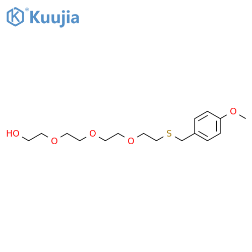 5,8,11-Trioxa-2-thiatridecan-13-ol, 1-(4-methoxyphenyl)- structure