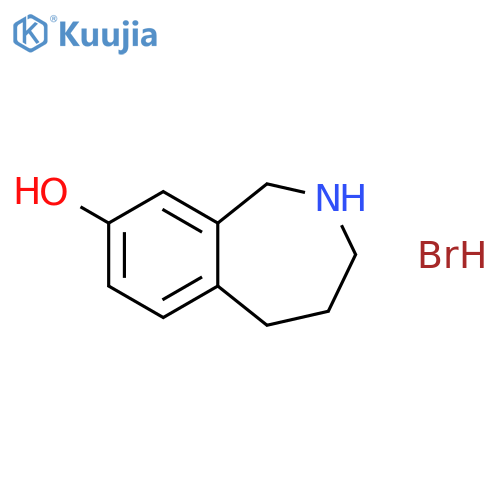2,3,4,5-tetrahydro-1H-2-benzazepin-8-ol hydrobromide structure